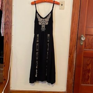 Oneill Black Embroidered Dress